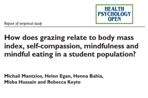 Grazing self-compassion mindfulness mindful eating